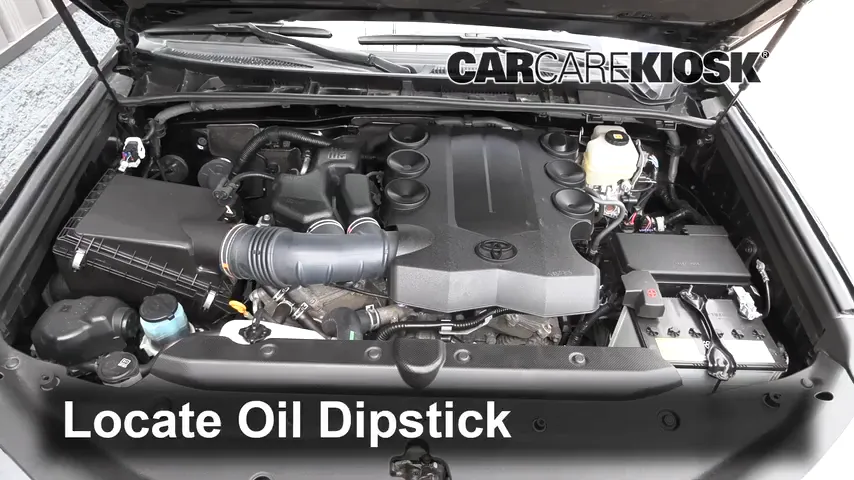 2018 Toyota 4Runner SR5 4.0L V6 Aceite Controlar nivel de aceite